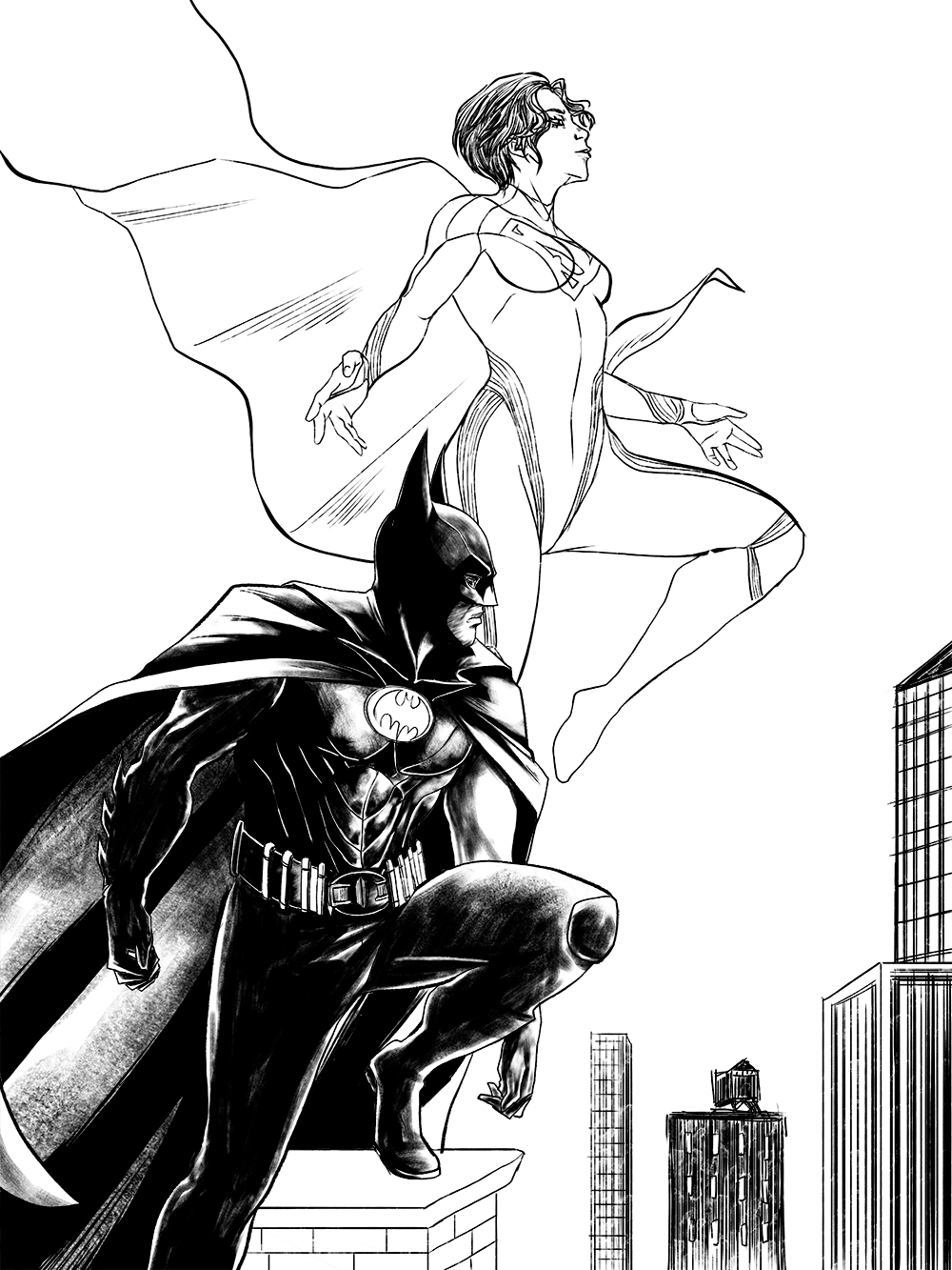 Supergirl and BatKeaton